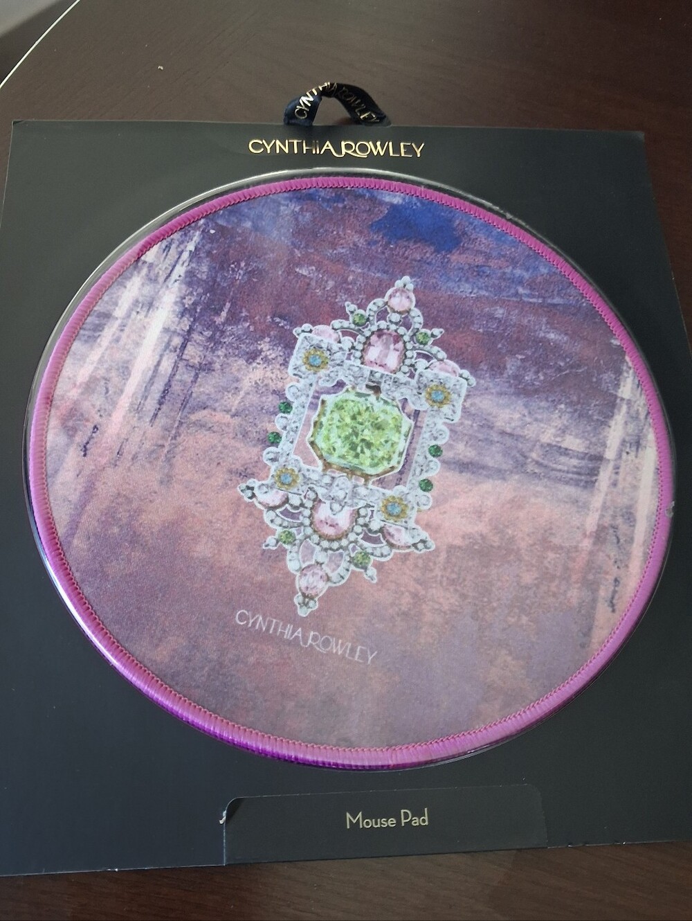 Cynthia Rowley 8" Round Mouse Pad